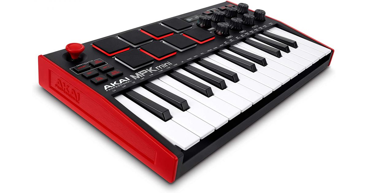 ◁ MIDI клавиатура AKAI MPK MINI MK3 • лучшая цена • купить в